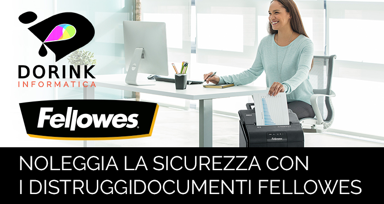 Noleggio Distruggidocumenti Fellowes
