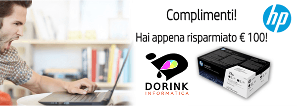 Promozione Toner HP da maggio a giugno